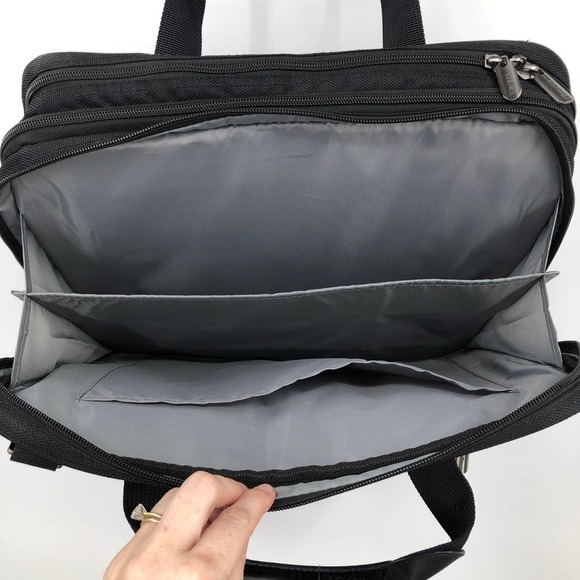 Targus Laptop Case Checkpoint Friendly Air Traveler Black Shoulder Strap Bag - Picture 8 of 14